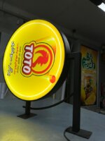 لایت باکس گرد دوطرفه