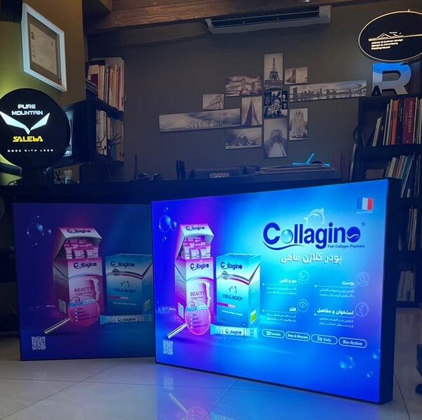 لایت‌باکس فریم لس 8 سانتی‌متر